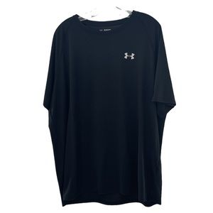 Under Armour Loose Heat Gear Activewear Shirt Black Size 2X
